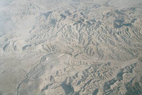 La Mongolie, vue d'avion