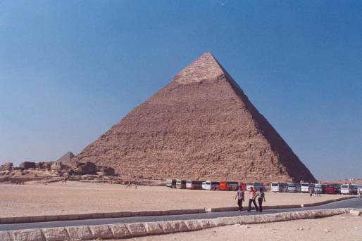 Pyramides de Guizeh. Pyramide de Khephren