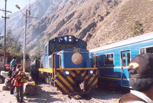 Le train vers le Macchu Picchu