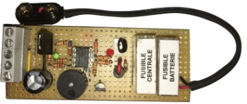 Carte autoalimentation transmetteur surveillée